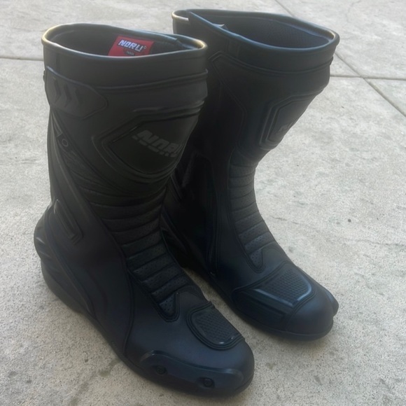 NORU Hakone Black Moyorcycle Riding Boots Men\'s Size 11 main image 12